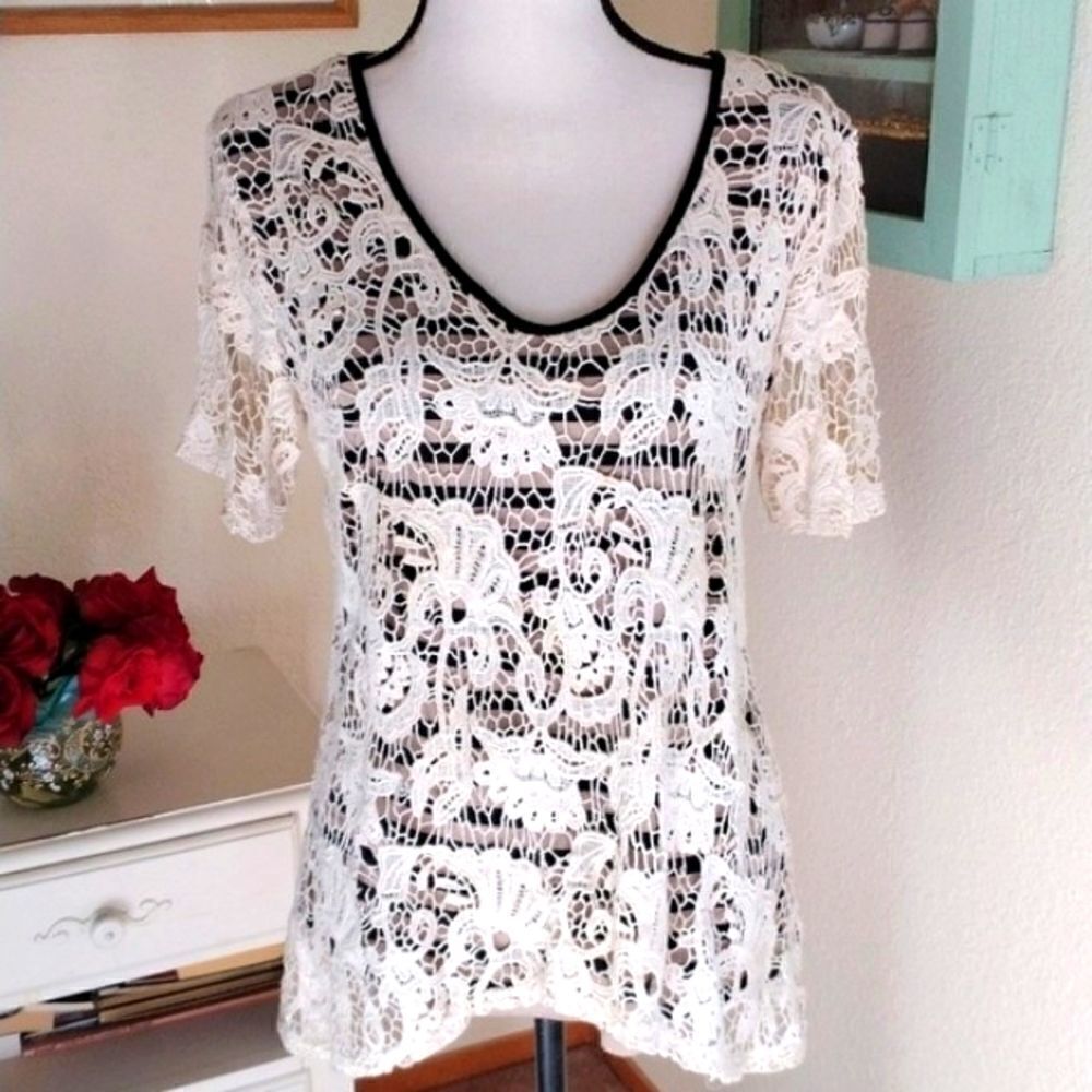 Dressbarn Lace Top 